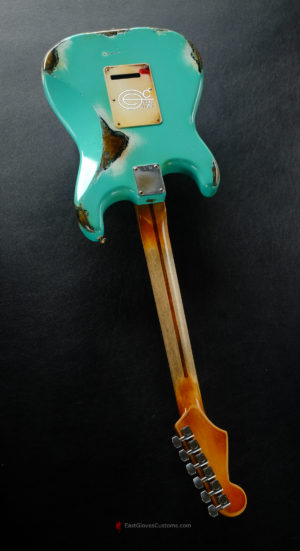 Fender Stratocaster Seafoam Green Heavy Relic Aged  Heavy Aged Relic (SOLD) - Image 11