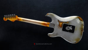 Fender Stratocaster HSS Terminator Metallic Silver Floyd Rose Heavy Relic (SOLD) - Image 11