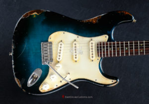 Fender American Deluxe Stratocaster Teal Green Designer Edition Aged Relic Extremely (Rare) (SOLD) - Image 8