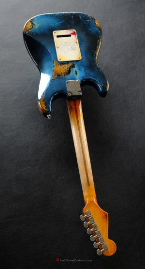 Fender Stratocaster Midnight Blue Pelham Dark Blue Heavy Aged Relic (SOLD) - Image 12