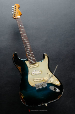 Fender American Deluxe Stratocaster Teal Green Designer Edition Aged Relic Extremely (Rare) (SOLD) - Image 10