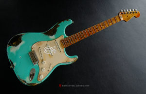 Fender Stratocaster Seafoam Green Heavy Relic Aged  Heavy Aged Relic (SOLD) - Image 7