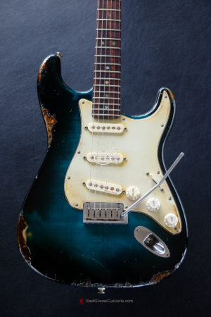 Fender American Deluxe Stratocaster Teal Green Designer Edition Aged Relic Extremely (Rare) (SOLD)