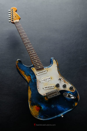 Fender Stratocaster Midnight Blue Pelham Dark Blue Heavy Aged Relic (SOLD) - Image 2