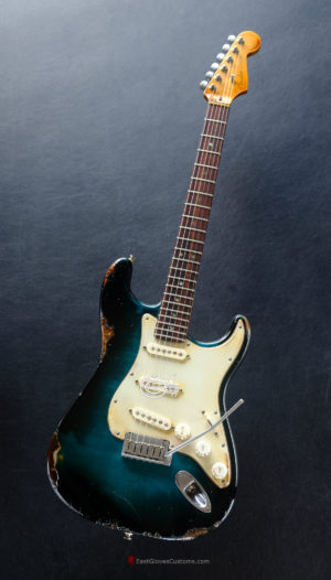 Fender American Deluxe Stratocaster Teal Green Designer Edition Aged Relic Extremely (Rare) (SOLD) - Image 11