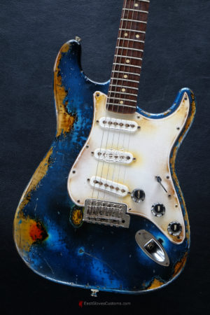Fender Stratocaster Midnight Blue Pelham Dark Blue Heavy Aged Relic (SOLD)