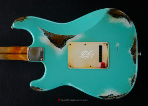 Fender Stratocaster Seafoam Green Heavy Relic Aged  Heavy Aged Relic (SOLD) - Image 6