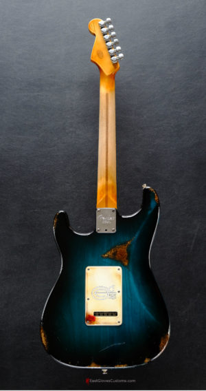 Fender American Deluxe Stratocaster Teal Green Designer Edition Aged Relic Extremely (Rare) (SOLD) - Image 12