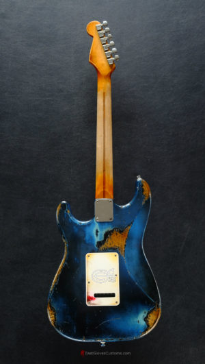Fender Stratocaster Midnight Blue Pelham Dark Blue Heavy Aged Relic (SOLD) - Image 5