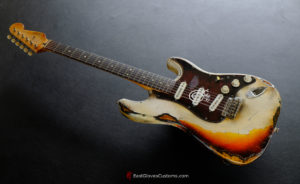 Fender Stratocaster Vintage White/Sunburst Custom Shop Texas Special Heavy Aged Relic (SOLD) - Image 10