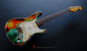 Fender Stratocaster Orange Over Seafoam Green  Heavy Aged Relic (SOLD) - Image 6