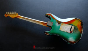 Fender Stratocaster Orange Over Seafoam Green  Heavy Aged Relic (SOLD) - Image 7