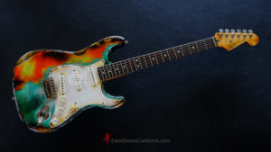 Fender Stratocaster Orange Over Seafoam Green  Heavy Aged Relic (SOLD) - Image 10