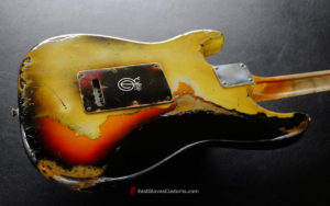 Fender Stratocaster Yellow/Sunburst Heavy Aged Relic (SOLD) - Image 4