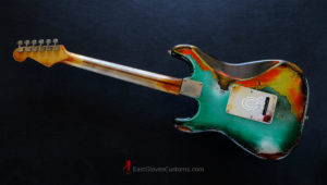 Fender Stratocaster Orange Over Seafoam Green  Heavy Aged Relic (SOLD) - Image 11