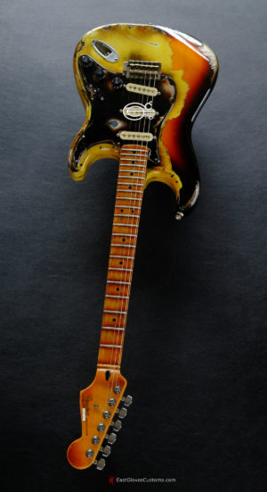 Fender Stratocaster Yellow/Sunburst Heavy Aged Relic (SOLD) - Image 10