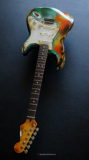 Fender Stratocaster Orange Over Seafoam Green  Heavy Aged Relic (SOLD) - Image 14