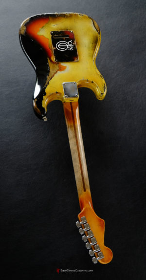 Fender Stratocaster Yellow/Sunburst Heavy Aged Relic (SOLD) - Image 11