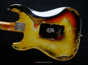 Fender Stratocaster Yellow/Sunburst Heavy Aged Relic (SOLD) - Image 6