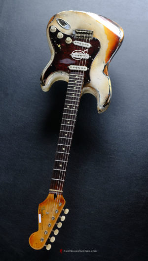 Fender Stratocaster Vintage White/Sunburst Custom Shop Texas Special Heavy Aged Relic (SOLD) - Image 21