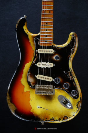 Fender Stratocaster Yellow/Sunburst Heavy Aged Relic (SOLD) - Image 2