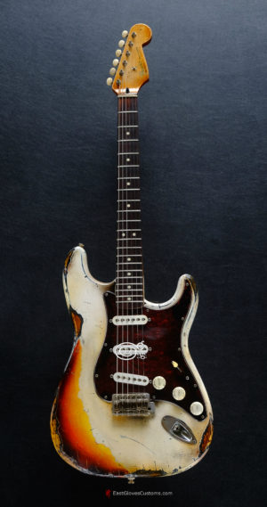 Fender Stratocaster Vintage White/Sunburst Custom Shop Texas Special Heavy Aged Relic (SOLD) - Image 16