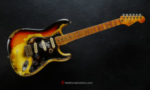 Fender Stratocaster Yellow/Sunburst Heavy Aged Relic (SOLD) - Image 8