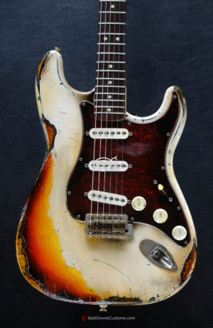 Fender Stratocaster Vintage White/Sunburst Custom Shop Texas Special Heavy Aged Relic (SOLD)