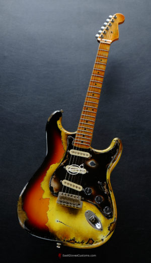 Fender Stratocaster Yellow/Sunburst Heavy Aged Relic (SOLD) - Image 7