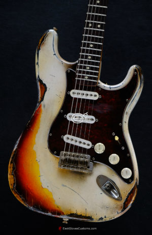 Fender Stratocaster Vintage White/Sunburst Custom Shop Texas Special Heavy Aged Relic (SOLD) - Image 13