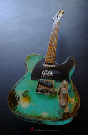 Fender Telecaster Seafoam Green Made in USA Heavy Aged Relic (SOLD)