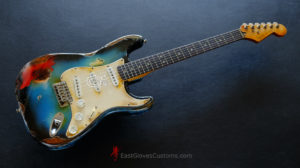Fender Stratocaster Pelham Blue Heavy Aged Relic (SOLD) - Image 12