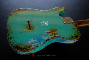 Fender Telecaster Seafoam Green Made in USA Heavy Aged Relic (SOLD) - Image 10