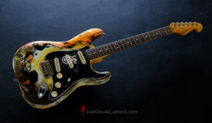 Fender Stratocaster Yellow/Copper Hot Lava Super Heavy Aged Relic [SOLD] - Image 10