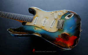 Fender Stratocaster Pelham Blue Heavy Aged Relic (SOLD) - Image 8