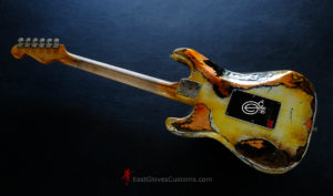 Fender Stratocaster Yellow/Copper Hot Lava Super Heavy Aged Relic [SOLD] - Image 11