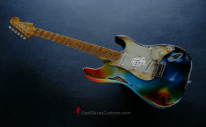 Fender Deluxe Stratocaster Galaxy Blue Aged Relic (RARE)[SOLD] - Image 15