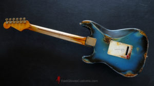 Fender Stratocaster Pelham Blue Heavy Aged Relic (SOLD) - Image 16