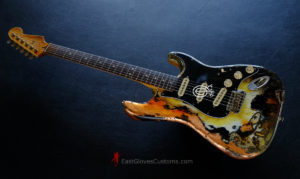 Fender Stratocaster Yellow/Copper Hot Lava Super Heavy Aged Relic [SOLD] - Image 16