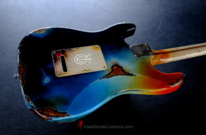 Fender Deluxe Stratocaster Galaxy Blue Aged Relic (RARE)[SOLD] - Image 9