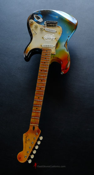 Fender Deluxe Stratocaster Galaxy Blue Aged Relic (RARE)[SOLD] - Image 17