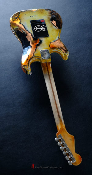 Fender Stratocaster Yellow/Copper Hot Lava Super Heavy Aged Relic [SOLD] - Image 21