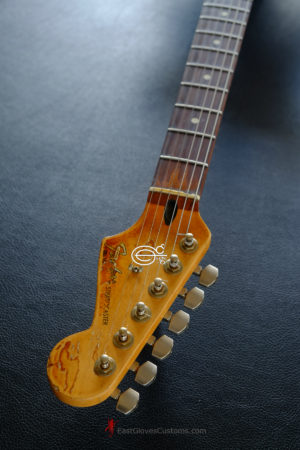 Fender Stratocaster Yellow/Copper Hot Lava Super Heavy Aged Relic [SOLD] - Image 22