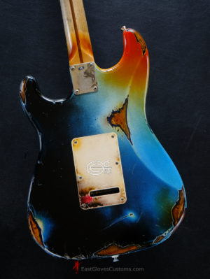 Fender Deluxe Stratocaster Galaxy Blue Aged Relic (RARE)[SOLD] - Image 4