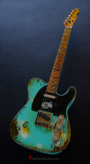Fender Telecaster Seafoam Green Made in USA Heavy Aged Relic (SOLD) - Image 4