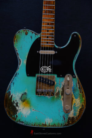Fender Telecaster Seafoam Green Made in USA Heavy Aged Relic (SOLD) - Image 5