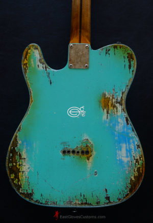 Fender Telecaster Seafoam Green Made in USA Heavy Aged Relic (SOLD) - Image 6