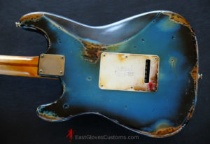 Fender Stratocaster Pelham Blue Heavy Aged Relic (SOLD) - Image 6