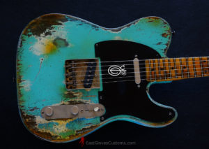 Fender Telecaster Seafoam Green Made in USA Heavy Aged Relic (SOLD) - Image 7