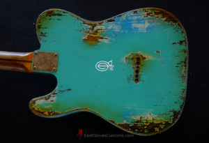 Fender Telecaster Seafoam Green Made in USA Heavy Aged Relic (SOLD) - Image 8